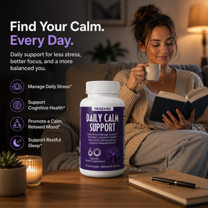 Daily Calm Support Supplement – Natural Stress & Relaxation Aid view 4