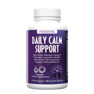Daily Calm Support Supplement – Natural Stress & Relaxation Aid view 1