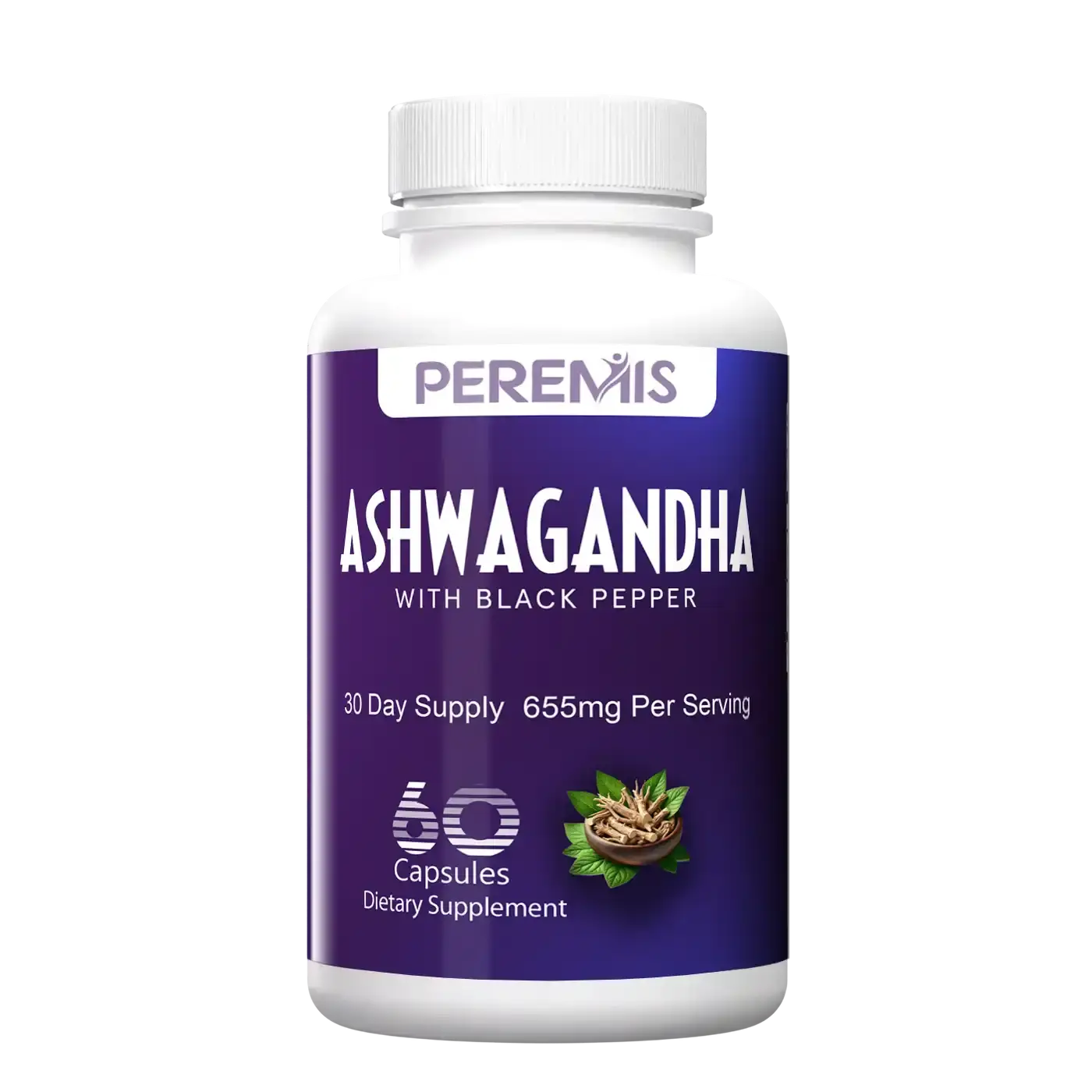 Ashwagandha Capsules with Black Pepper Extract