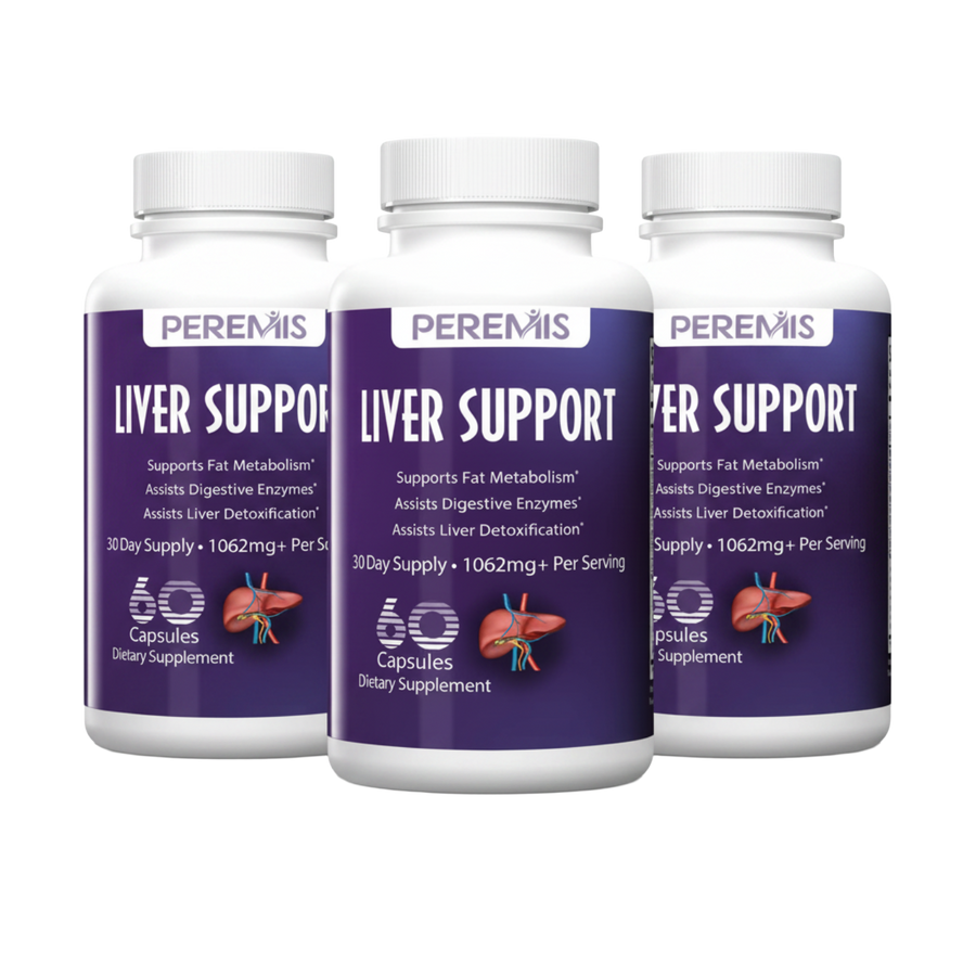 Liver Support with Milk Thistle - 3 Bottle Bundle (90-Day Supply)
