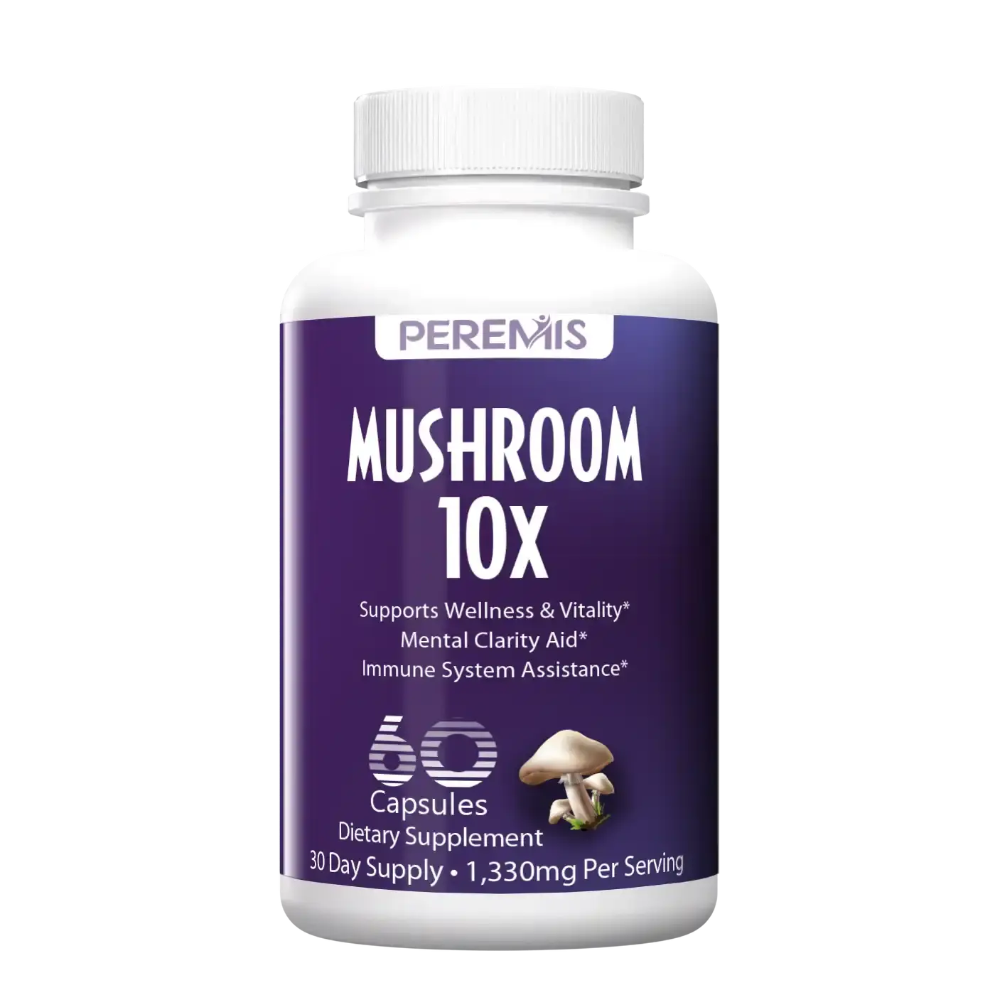 Mushroom 10X for Focus, Immunity & Daily Resilience