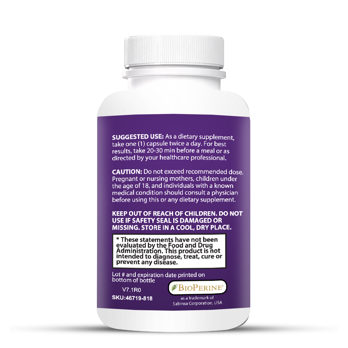 Turmeric with Bioperine Supplement